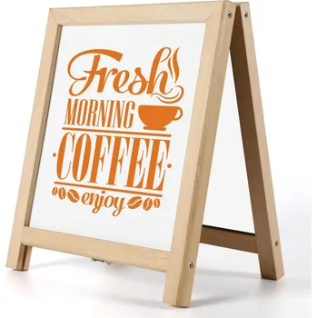 Kancelářský nábytek Mini Áčko s bílou tabulí - Přírodní