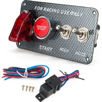 Přídavný světlomet Panel s 3x spínači + tlačítko START, 12V