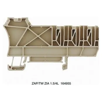 modulární přístroj a rozvaděč WEIDMÜLLER Bočnice ZAP/TW ZIA1.5/4L 1649550000