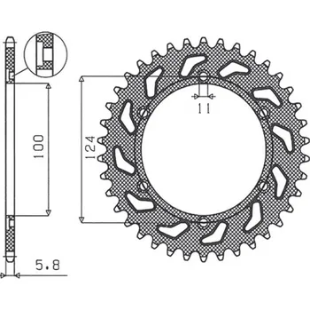 Řetězová sada pro motocykl SUNSTAR rozeta 1027 47 DUCATI 750SS 99-02, 907 PASO 90-93 (JTR735.47)* (řetěz 520) (102747JT) (SUNSTAR rozeta 1027 47 DUCATI 750SS 99-02, 907 PASO 90-93 (JTR735.47)* (řetěz 520) (102747JT))