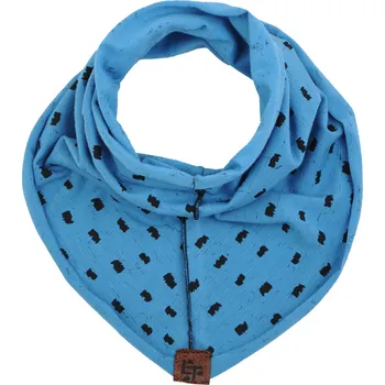 Nákrčník modrý bavlněný nákrčník s cípem