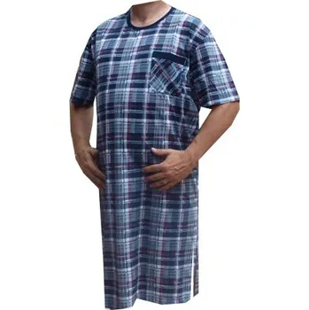 Pánská noční košile xcena Noční košile bavlněné s krátkým rukávem Velikost: XXL