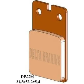 Brzdová destička DELTA BRAKING brzdové destičky KH99 přední APRILIA TR 125/260 86-88, BENELLI DEVIL/SPRING 50 92-, MALAGUTI EVOLUTION/RAID 50 91-, RST 50 87-, FANTIC TRIAL 50/243 86- (DELTA BRAKING brzdové destičky KH99 přední APRILIA TR 125/260 86-88, BENELLI DEVIL/SPRIN