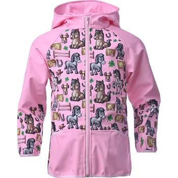 Dětská softshellová bunda – Horses (Velikost bundy: 152)