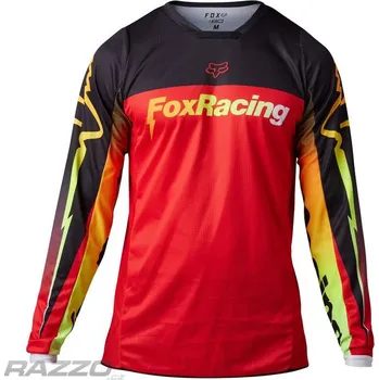 Moto oblečení Pánský MX dres FOX 180 Statk Jersey Flo Red 2023 M