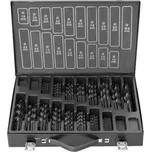 PROTECO sada vrtáků do kovu 170 dílů 1 - 10 mm DIN 338 černé