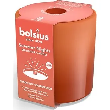 Svíčka BOLSIUS Summer Nights terakota 100 × 100 mm