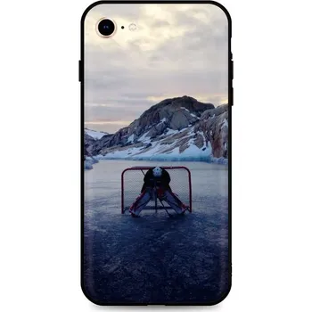 Pouzdro na mobilní telefon Kryt iPhone SE 2020 silikon Hockey Goalie (obal neboli pouzdro na iPhone SE 2020)