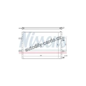 Chladič motoru Chladič vody NISSENS 60368