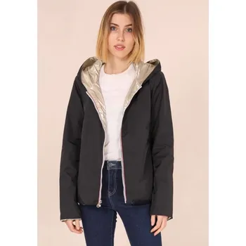 Dámský kabát Bunda krátká oboustranná Laura Jo 20047 barva: černá, velikost: S