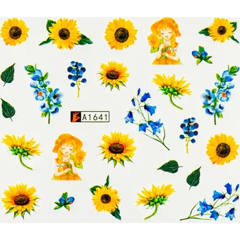 Lak na nehty BIO NAILS Vodolepka A1641 dívka a slunečnice