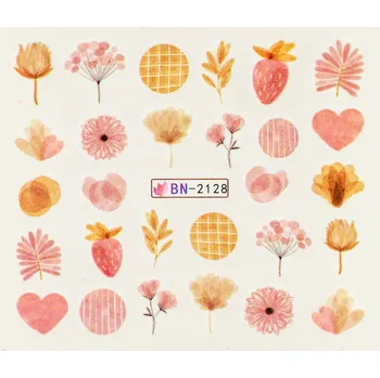 Lak na nehty BIO NAILS Vodolepka BN-2128 květy