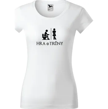 Dámské tričko Dámské tričko Hra o trůny Velikost: M, Barva: Bílá