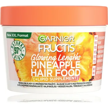 Vlasová regenerace Garnier Fructis Hair Food Pineapple maska na vlasy 400 ml