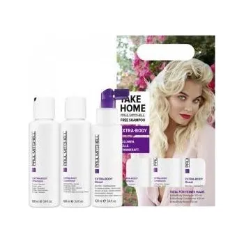 Kosmetická sada Paul Mitchell Extra-Body Take Home Sada - Šampon 100 ml + kondicionér 100 ml + sprej 100 ml Dárková sada
