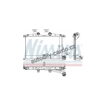 Chladič motoru Chladič turba NISSENS 96496