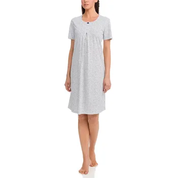 Dámská noční košile 12371-180 bílomodrá - Vamp bílo-modrá S