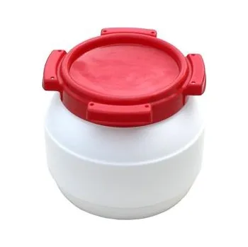Plastový sud Curtec 3,6 l - bílo-červený