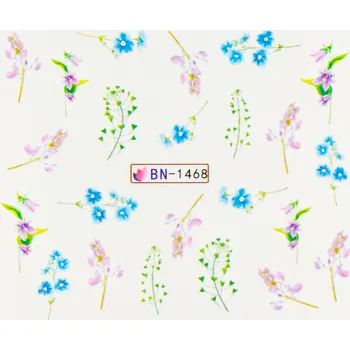 Lak na nehty BIO NAILS Vodolepka BN-1468 květy