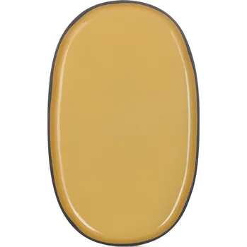 Talíř Servírovací talíř CARACTERE, ovál, kari Tumeric, REVOL