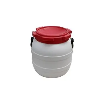Plastový sud Curtec s držadly 41,5 l - bílo-červený
