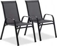 Chomik Sevilla zahradní židle 2 ks černá