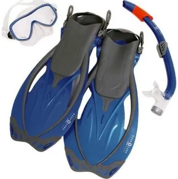 Potápěčská maska Pánský šnorchlovací set maska + šnorchl + ploutve Aqualung Sport YUCATAN, BLUE Velikost: S/M SR159113