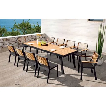 Zahradní sestava Zahradní jídelní sestava HIGOLD New York černá - 10-místná