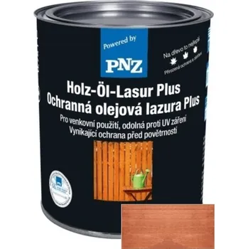 Lak na dřevo PNZ Olejová lazura PLUS kastanie / Kaštan 0,75 l