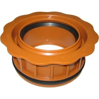 Kanalizační potrubí OTTO HAAS OHA RDST redukce 160/110 pro překlad do země, PVC, oranžová