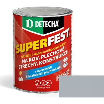 barva na kov Detecha SUPERFEST 0,8kg šedý