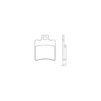 Brzdová destička BRENTA brzdové destičky KH193 sintrované barva zlatá (FT 4010) (BRENTA brzdové destičky KH193 sintrované barva zlatá (FT 4010))