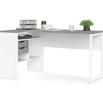 Psací stůl FALCO psací stůl Felix 118 beton-bílá