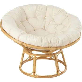 Křeslo Bílé ratanové křeslo J-line Astraea