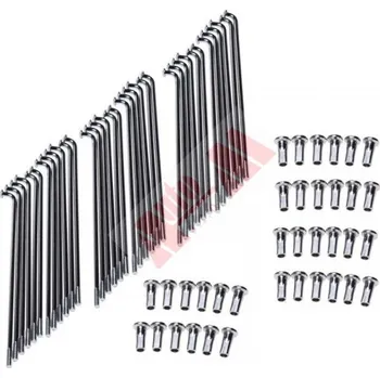 Nářadí na motocykly výplet kola 18" - 36 ks drátů D= 3,0 mm , l= 166 mm + niple