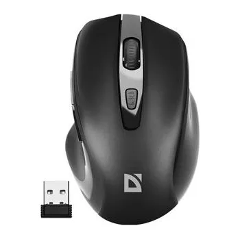Myš Defender Myš PRIME MB-053, 1600DPI, 2.4 [GHz], optická, 6tl., bezdrátová, černá, 1 ks AA, (52053)