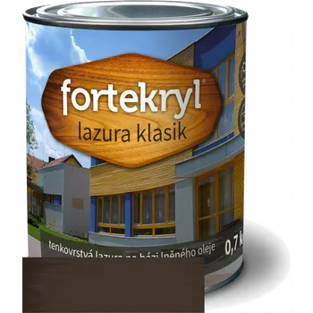 Lak na dřevo AUSTIS FORTEKRYL lazura KLASIK 0,7 kg palisandr