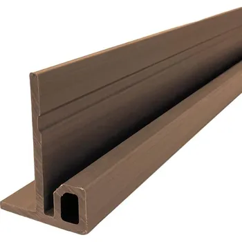 Obklad WPC Fasádní koncová lišta Hnědá 81x56x2900mm