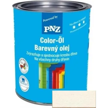 Olej na dřevo PNZ Barevný olej kalkweiß / vápenná bílá 2,5 l