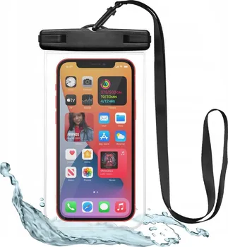 Pouzdro na mobilní telefon Tech Protect Waterproof Universal 6,9" černé/transparentní