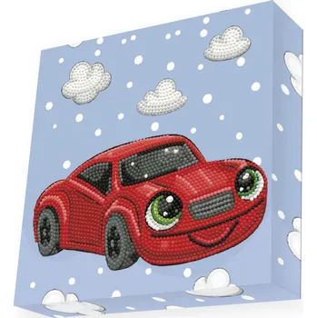 Diamantové malování DOTZIES Sportovní auto 22 x 22 cm