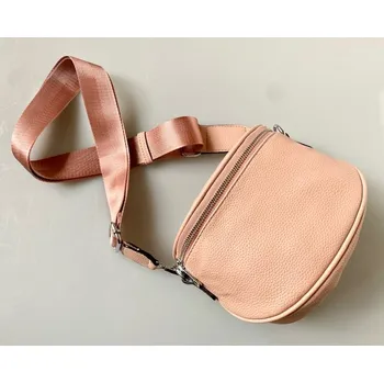 Ledvinka Piazza Italia Dámská crossbody ledvinka větší - světle růžová