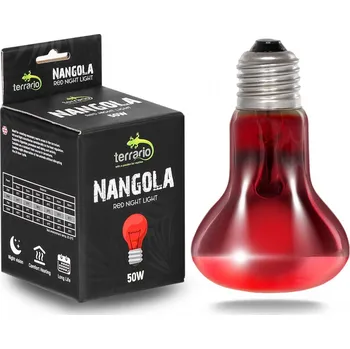 Žárovka Terrario Nangola Red Night Light infračervená žárovka 50 W
