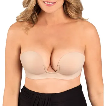 Dámské spodní prádlo Fashion Forms - Fashion Forms neviditelná podprsenka do výstřihů nude DD 29710