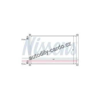 Chladič motoru Chladič klimatizace NISSENS 94533