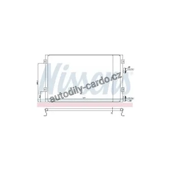 Chladič motoru Chladič klimatizace NISSENS 940289