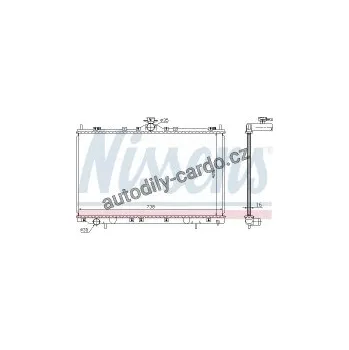 Chladič motoru Chladič motoru NISSENS 68182