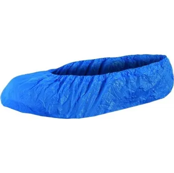 Jednorázové návleky na boty 40 x 14 cm 100 ks modré