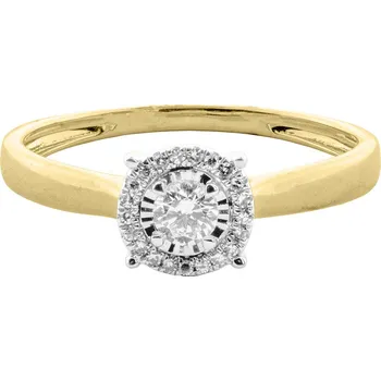Prsten Dámský diamantový prsten ze zlata FR870319