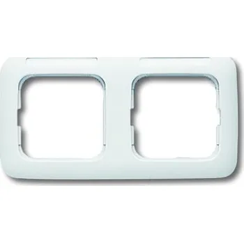 vypínač ABB REFLEX Dvojrámeček s popisovým polem vodorovný alpská bílá 1732 NS-214